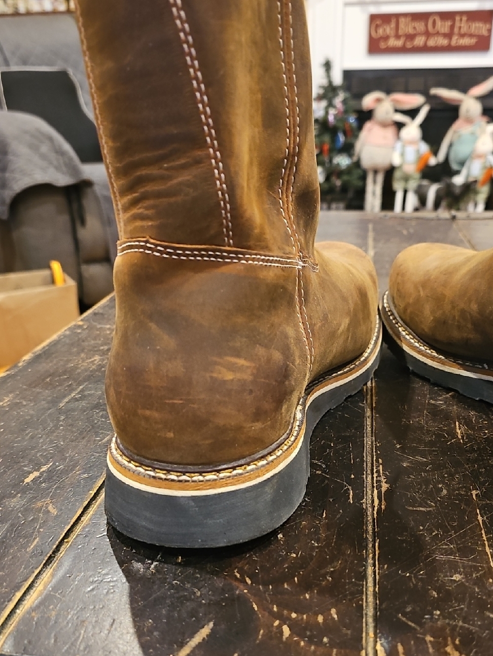 Thorogood Wellington Steel Toe Boots - Picture 4 of 12